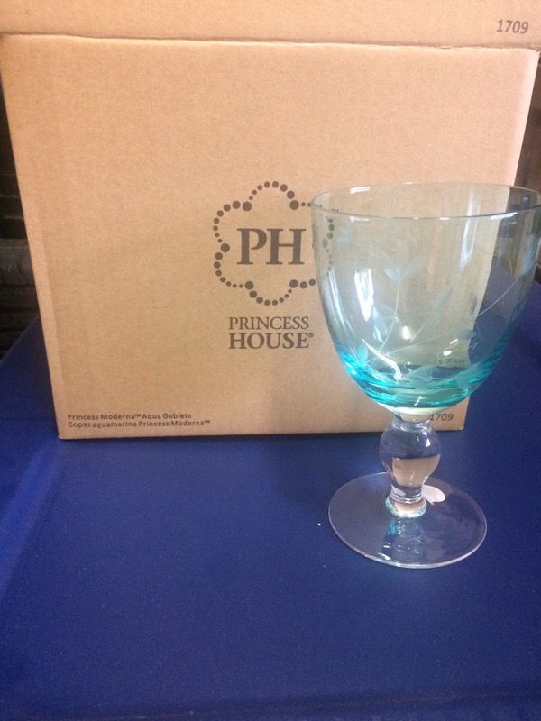 Princess house!! Copas AQUA MARINA
