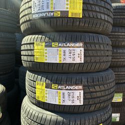 4 New 215/55/17 Atlander Installed And Balanced 