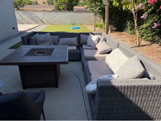 Outdoor L shapes furniture set