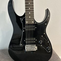 Black Electric Guitar 
