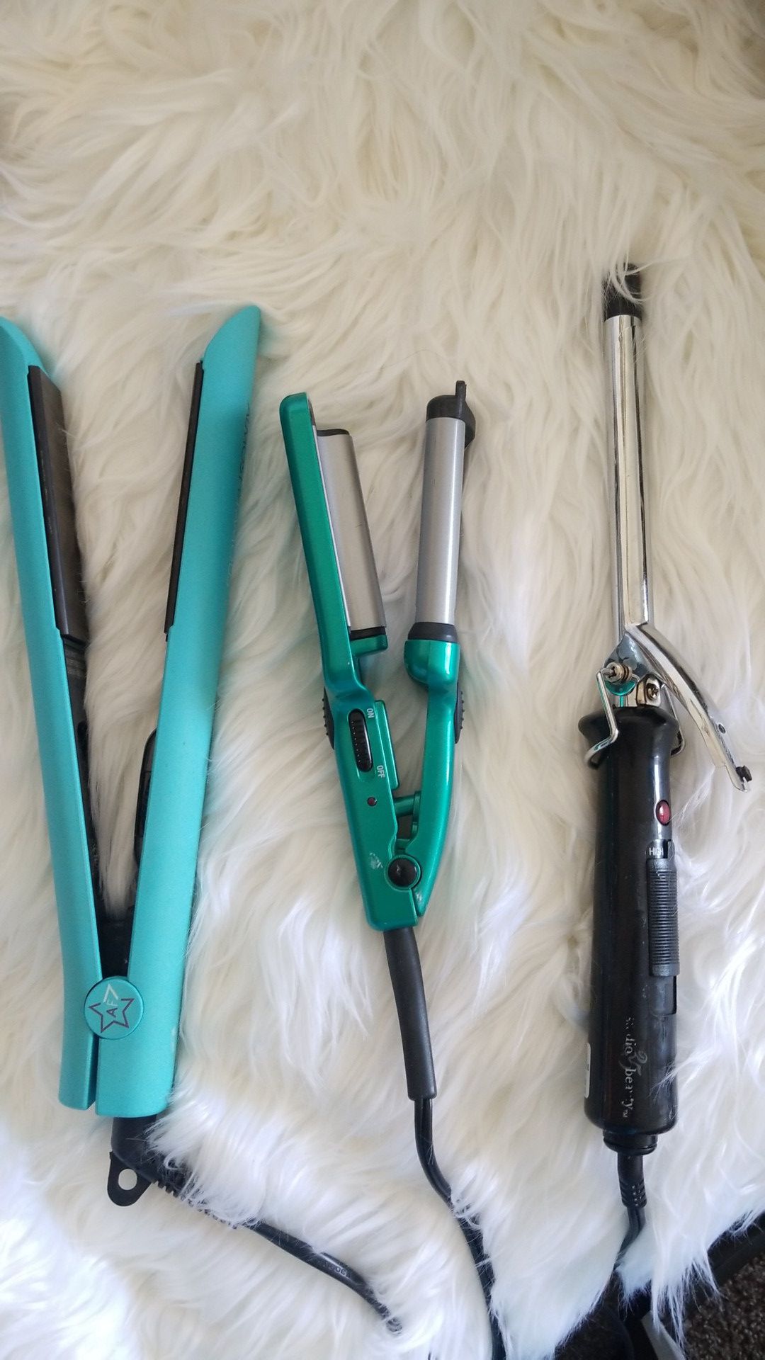 Hair straightener and curler