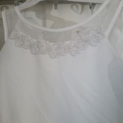  White Flower Girl Dress