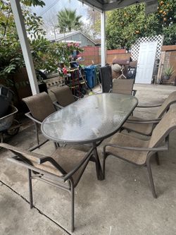 Outdoor Dining Table Seats 6