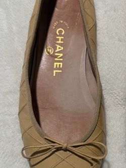 Chanel Quilted Leather Ballet Flat Left
