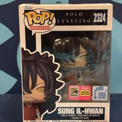 SDCC 2026 Funko Pop! Solo Leveling Sung Il-Hwan Con Sticker