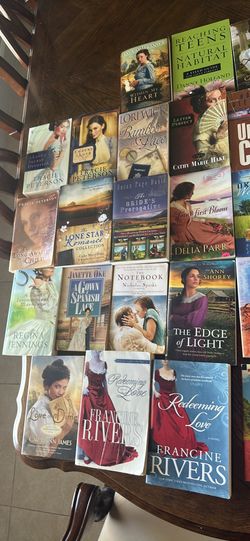 Large Collection of Christian Romance and Historical Fiction Novels OBO