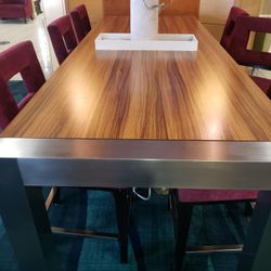 Huge Table And Six Chairs 