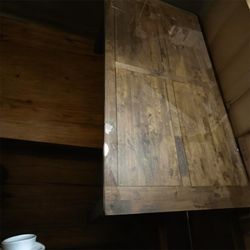 Family sized dining table,