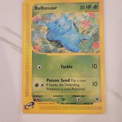 Pokemon Card - Expedition 94/165 - BULBASAUR (common) - LP/NM