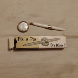 Antique Pin N Pen Original Box