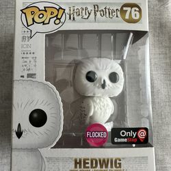 Harry Potter Funko Pop: Hedwig! Flocked! Game Stop Exclusive! #76