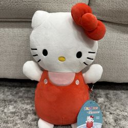 BRAND NEW HELLO KITTY SQUISHMALLOWS 10 IN HUGMEES
