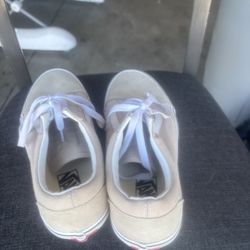 Size 8.5 Men 10 WomenLight Brown Vans 