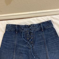 Blue Jean Skirt 