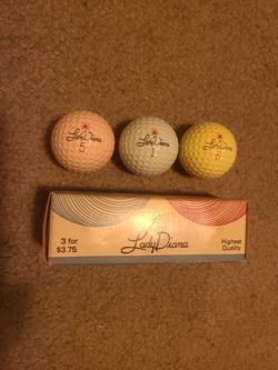 Lady Diana golf balls