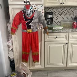 Red Power Rangers Costume 