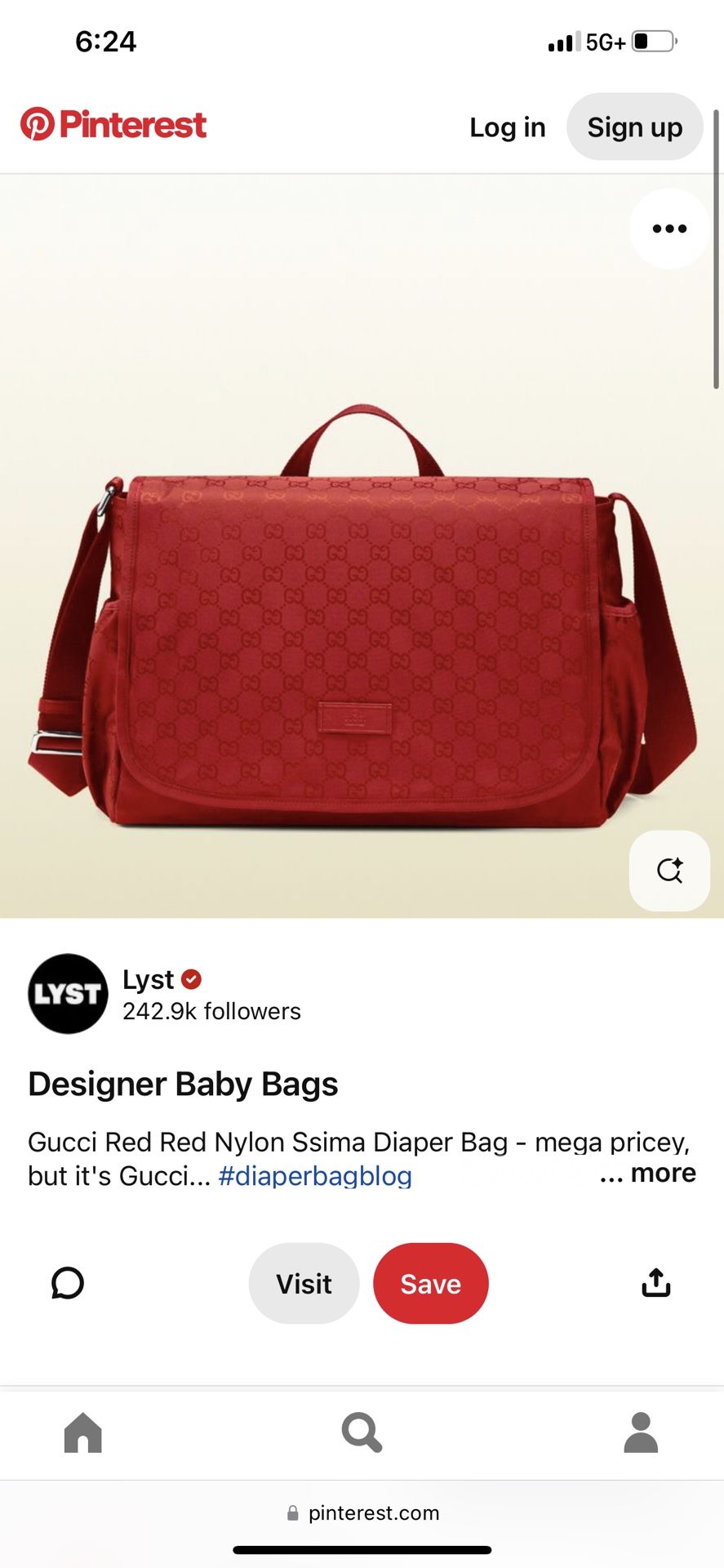 Gucci Diaper Bag