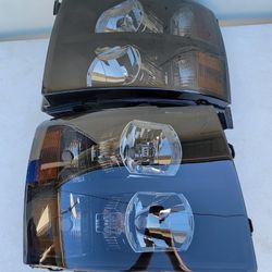 07-13 Chevrolet Silverado Headlights Luces Micas Calaveras Faros Faroles Chevy 