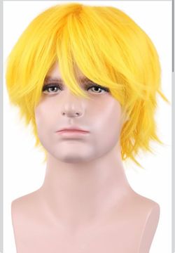 Yellow wig