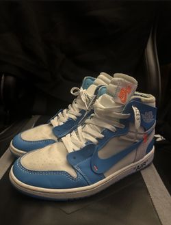 Off White Jordan 1 Unc Blue
