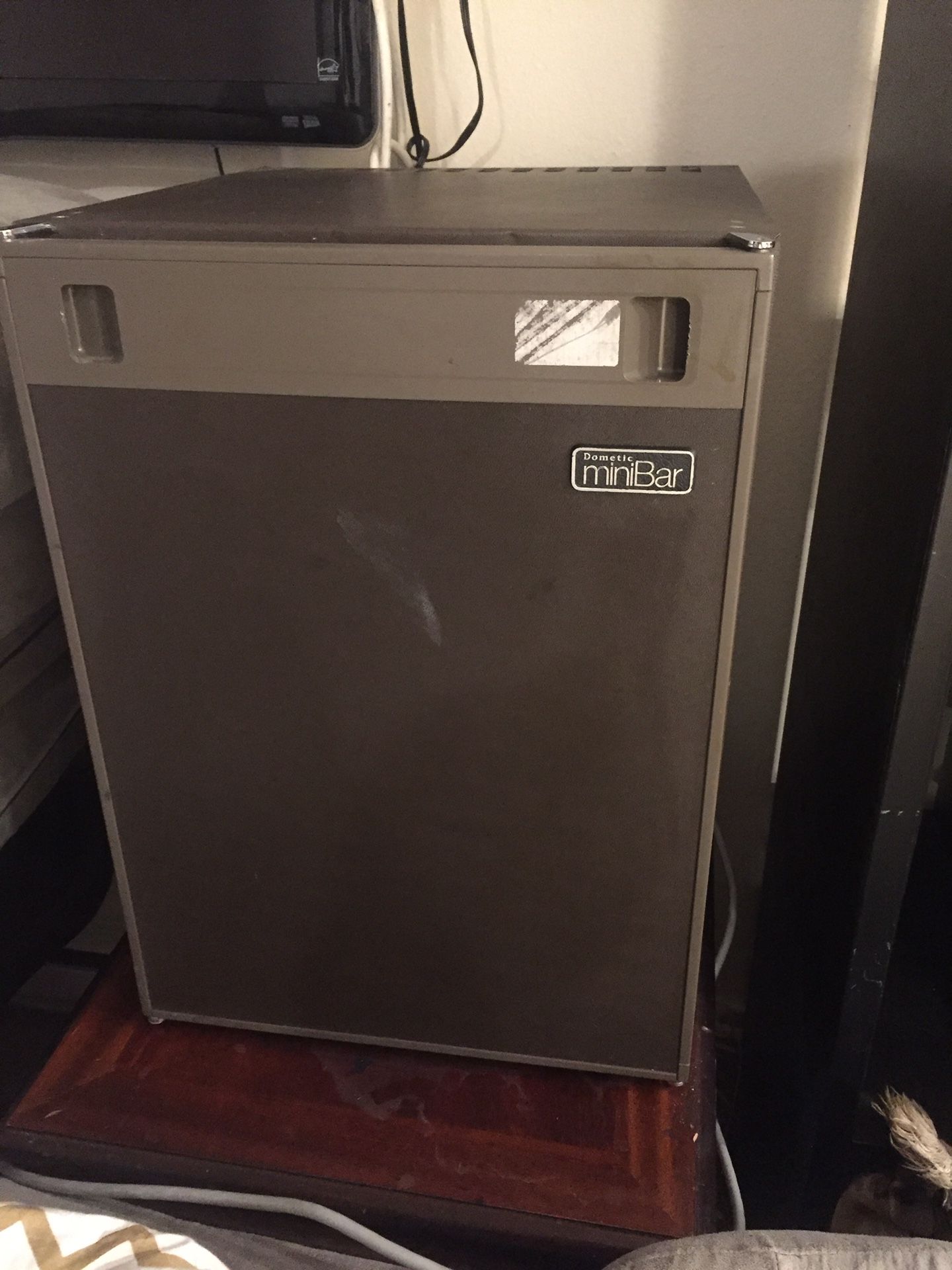 Mini fridge, TV and bar safe for sale make me an offer