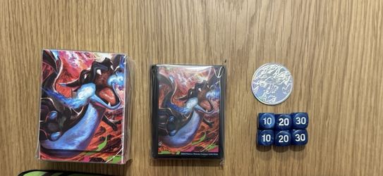 Phantasmal Flames UPC Accessories - Dice, Coin, Deck Box & Sleeves