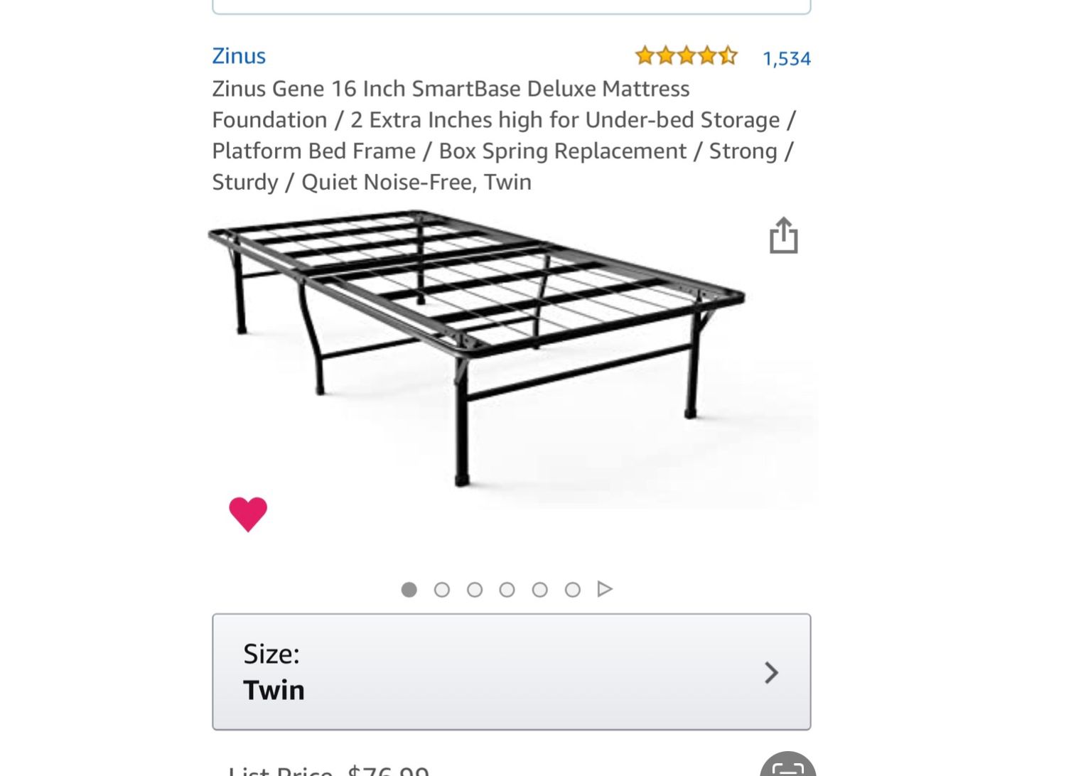 Twin Bed Frame