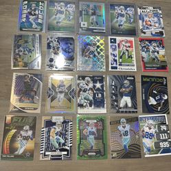 Dallas Cowboys Rookie & Vet Color/Insert Lot (37) - Lamb, Dak, Parsons, Zeke