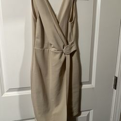 Beige formal dress