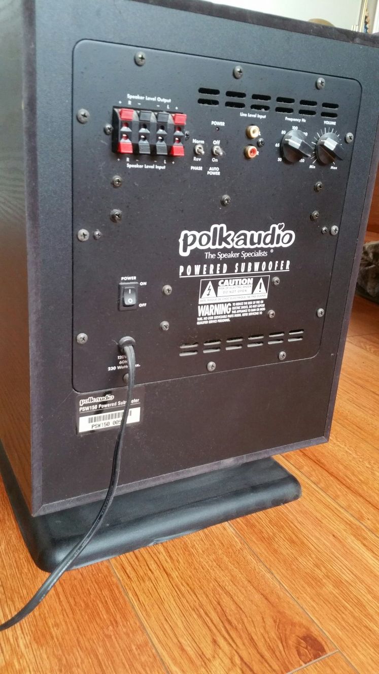 Polk hotsell audio psw150
