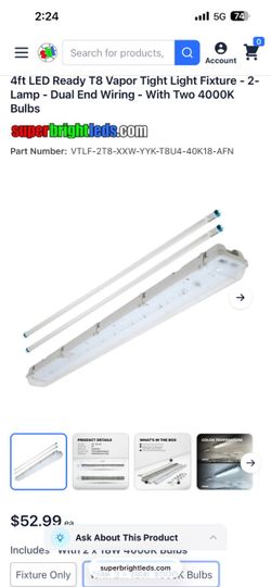 Industrial LED vapor proof lights