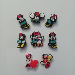 Minnie Mouse Croc Charms 