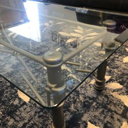 Glass Top Coffee Table 