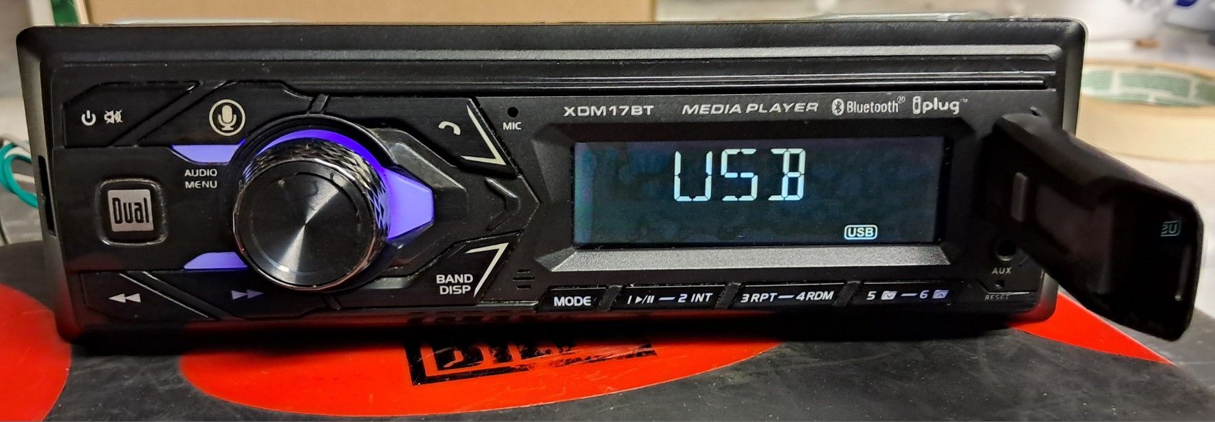 Dual Xdm-17Bt  Bluetooth Car Stereo 