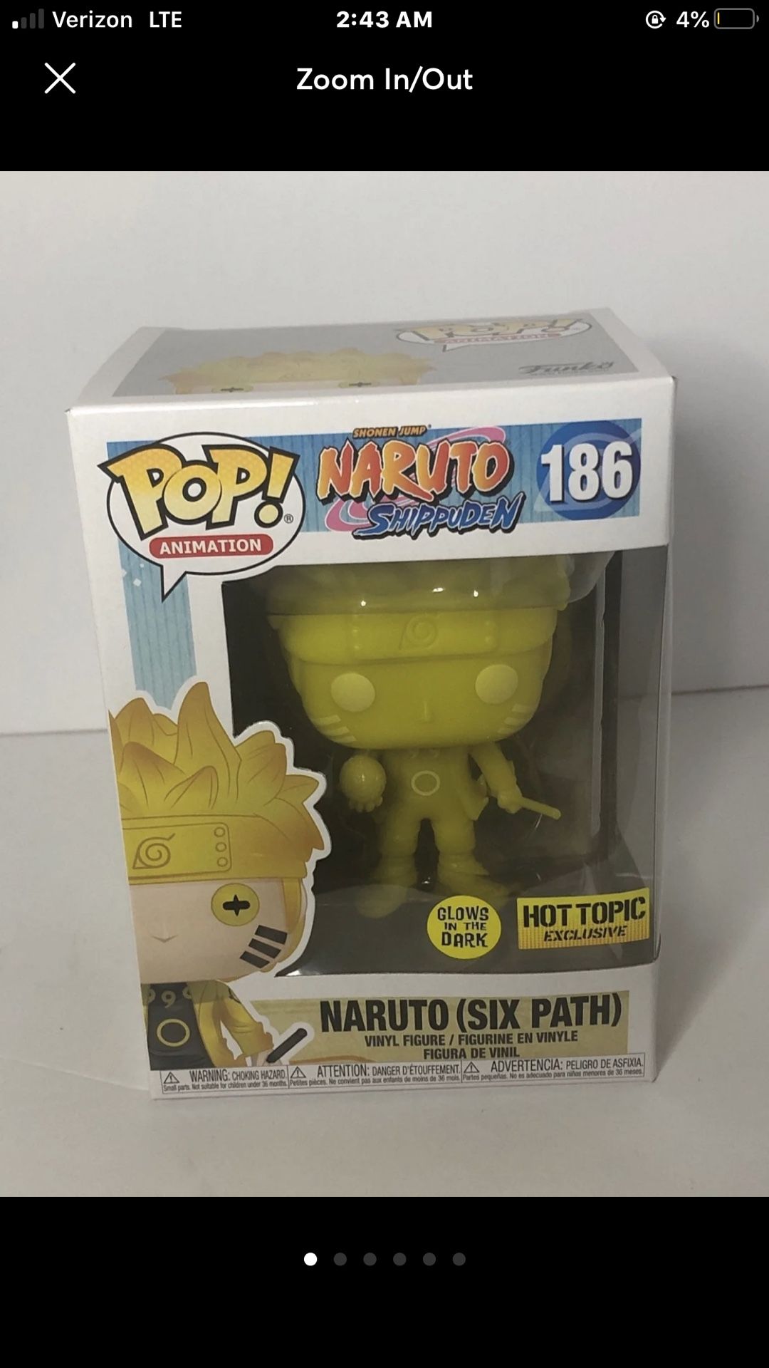 LEGO Naruto Six Paths GITD Hottopic 186