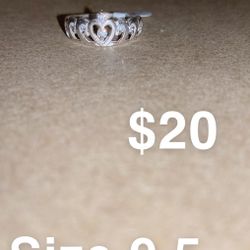Silver Ring Size 9.5
