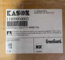 Kason 1809 Commercial LED Cooler/Freezer Light Fixture – 11(contact info removed)03 – New