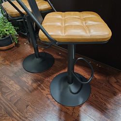 Adjustable Swivel Bar Stool/high Chair Black -NEW UNOPENED
