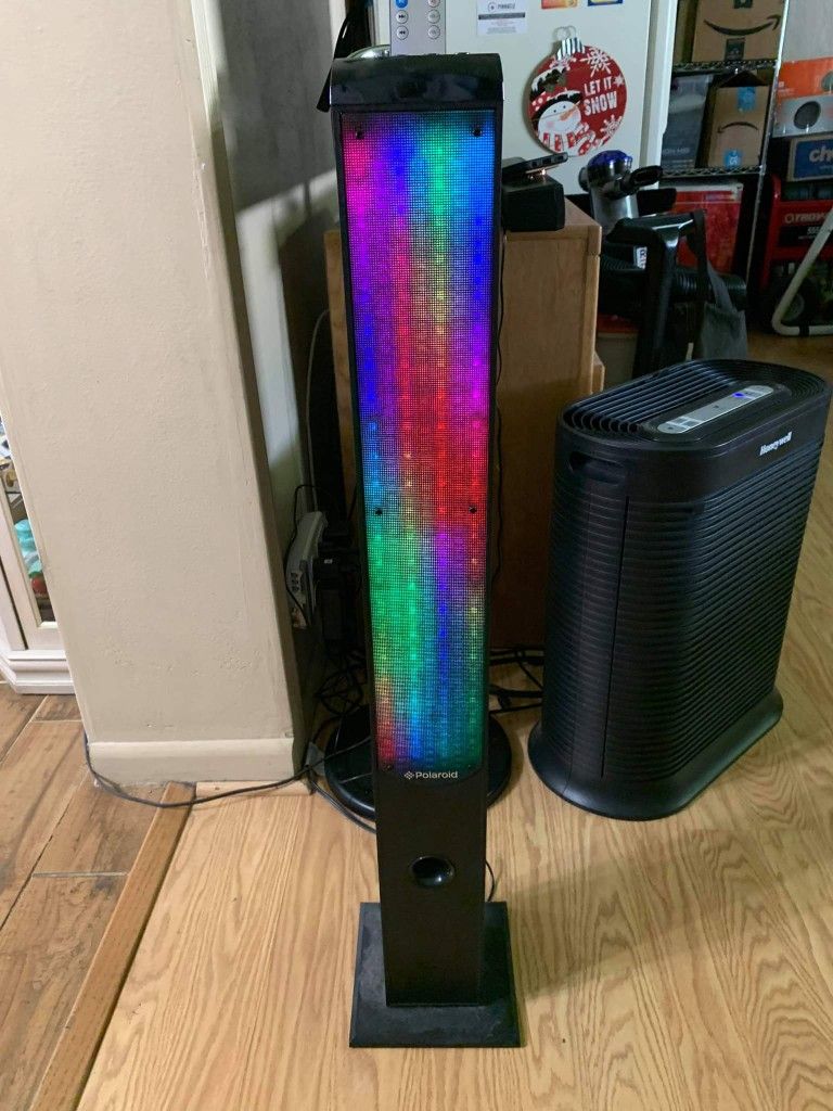 Polaroid Bluetooth Rainbow Led Tower Speaker