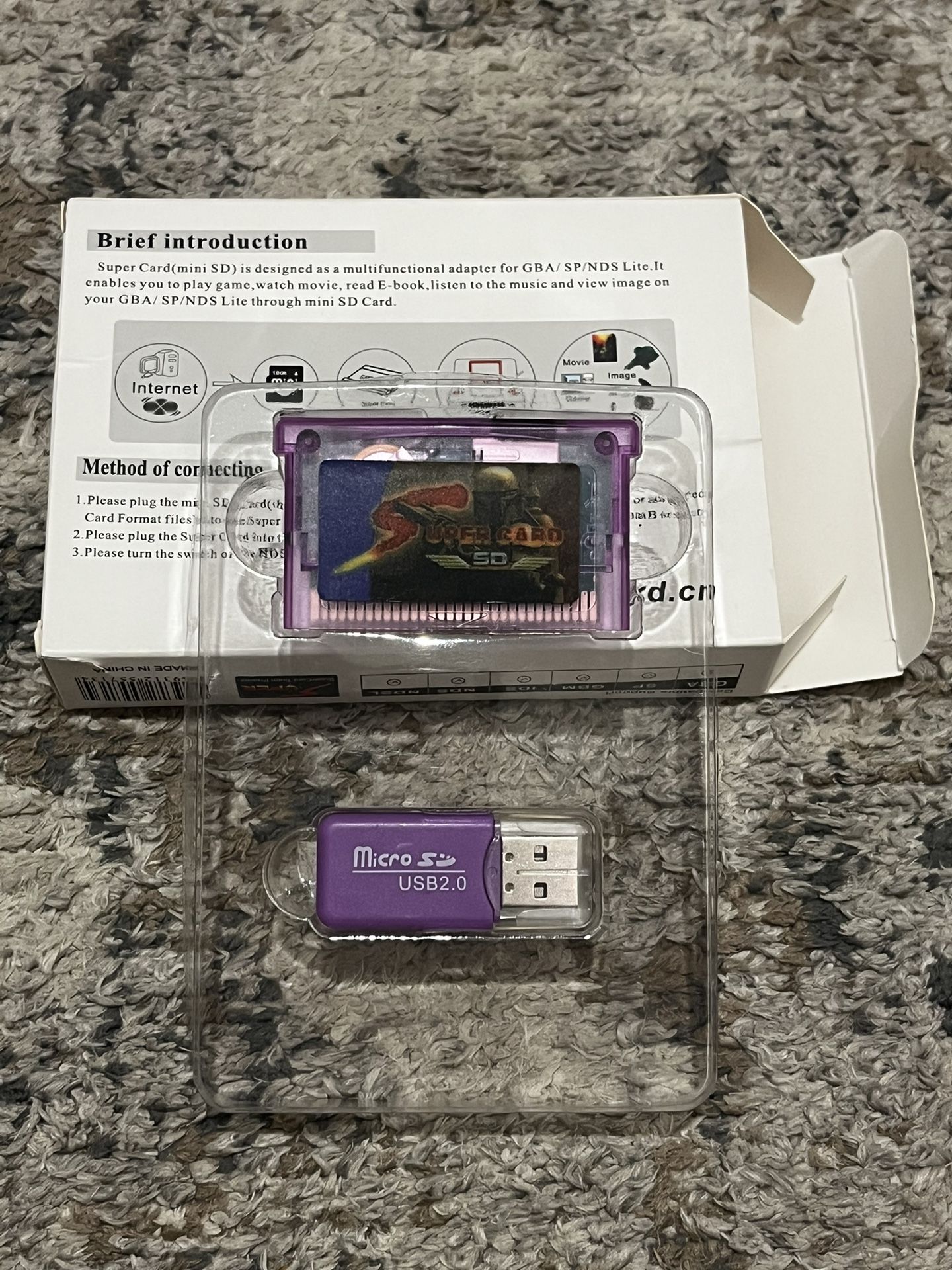 GBA Gameboy Advance Micro SD Flashcart