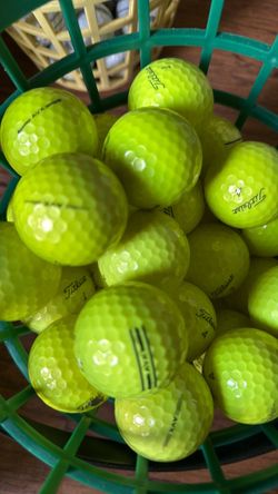 50 AVX golf balls  colored Yellow
