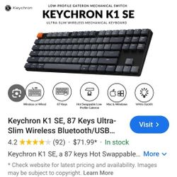 Keychron K1 SE mechanical keyboard