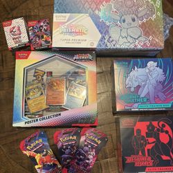 Prismatic Evolutions Super Premium Collection Box, Pokemon Scarlet & Violet 151 & Destined Rivals & Booster Bundle Box Sealed