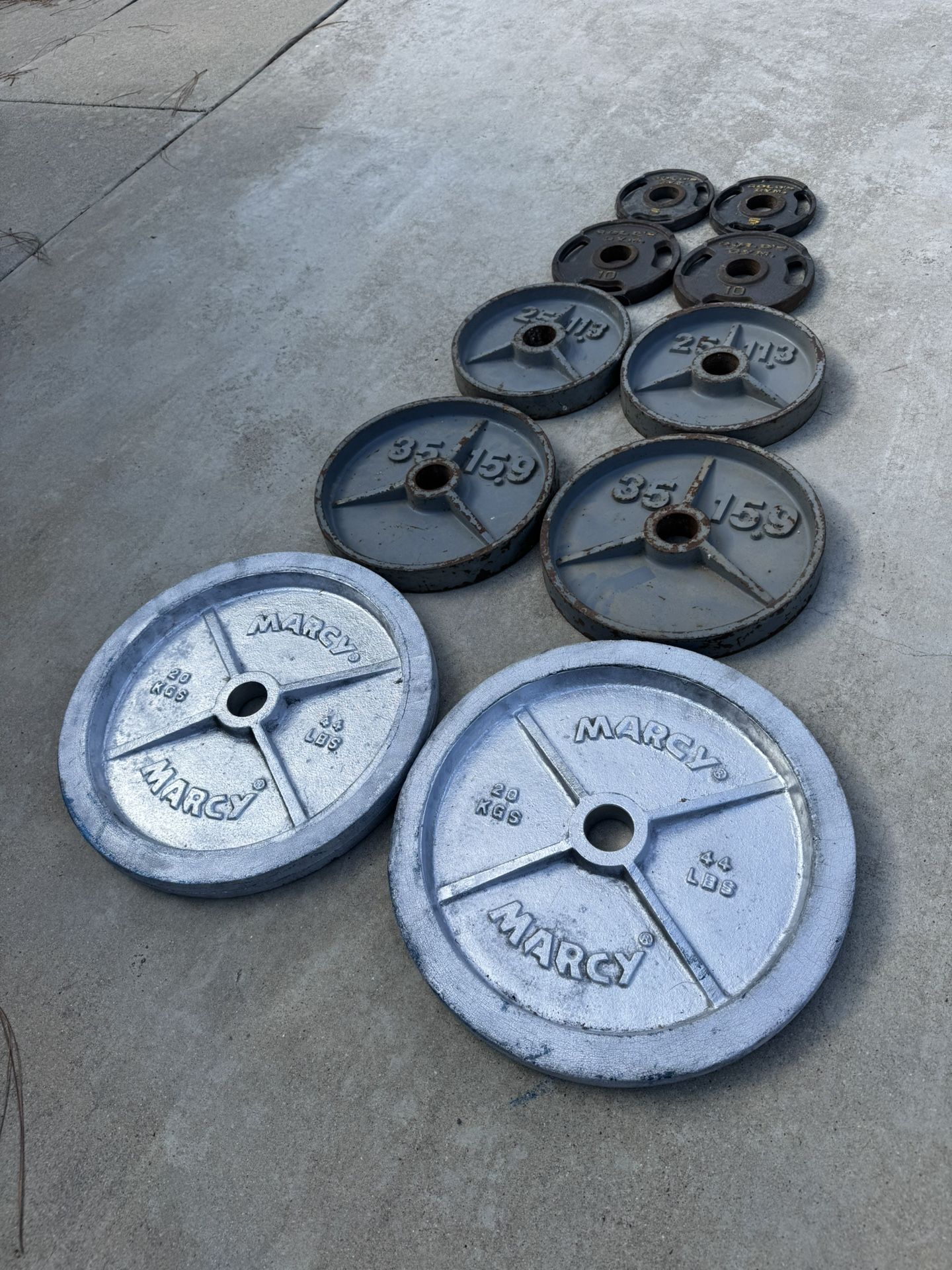 Weights With Weight Rack