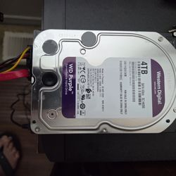 WD 4TB SURVEILLANCE HARD DRIVE 