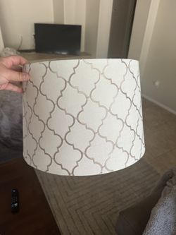 Two Large Lamp Shades
