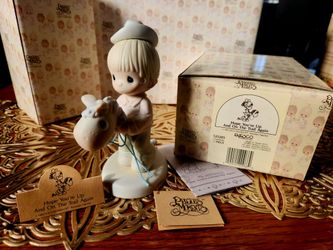 Precious Moments 'Hope You're Up And On The Trail Again' Figurine