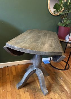 Round Drop Leaf Kitchen Table