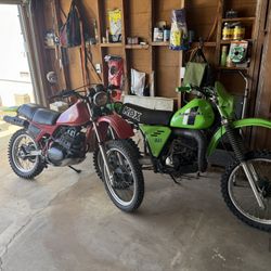 1980 KDX & 1983 XL 250R