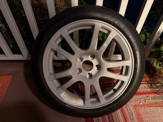 Spare tire off a Nissan 2017 370 Z Nismo tech